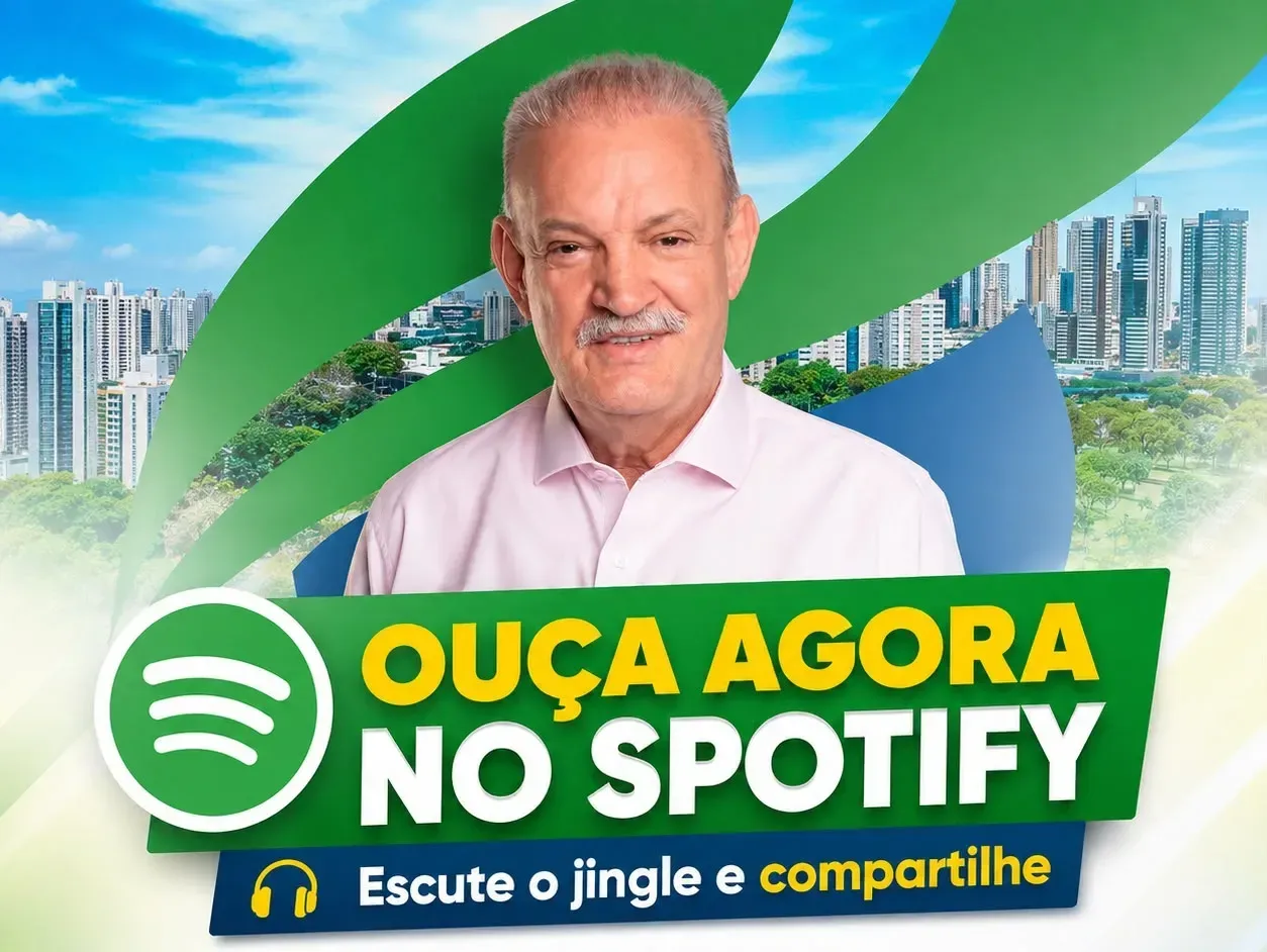 Jingle #GeraldoResende4411 está no spotify
