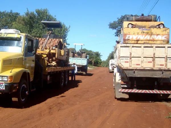 Obras de asfalto começam no Parque do Lago I