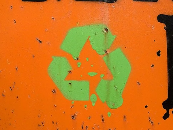 Símbolo de material reciclado