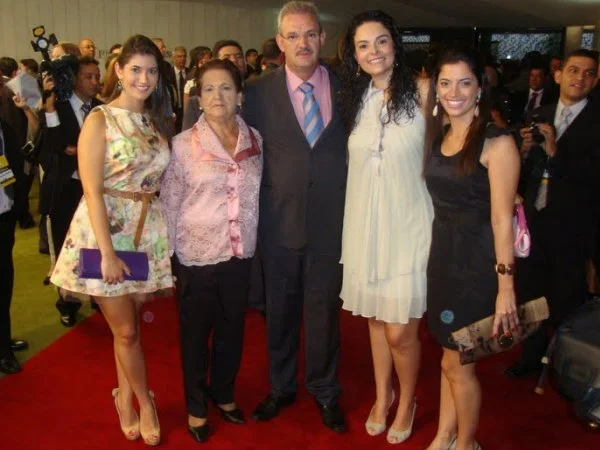Família de Geraldo Resende prestigia o evento.
