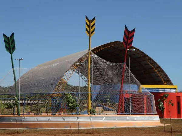 Vila Olímpica Indígena de Dourados, a 1ª do Brasil. (Foto: Francisco Medeiros)