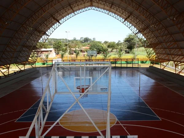 Interior do Ginásio da Vila Olímpica. (Foto: Francisco Medeiros)