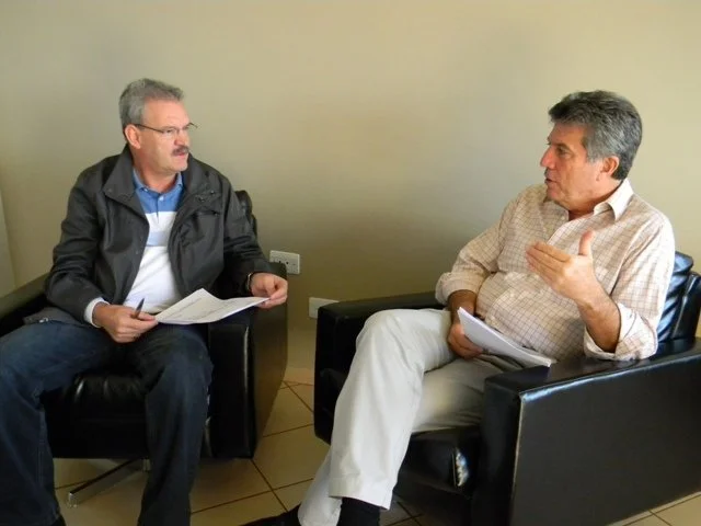Geraldo e Murilo discutem agenda de visitas ministeriais, inaugurações e lançamento de obras.