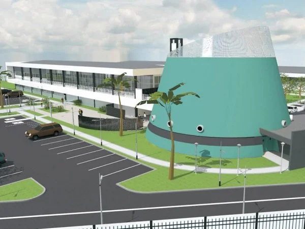 Perspectiva da Escola que será construída em Naviraí (Foto: Reprodução)