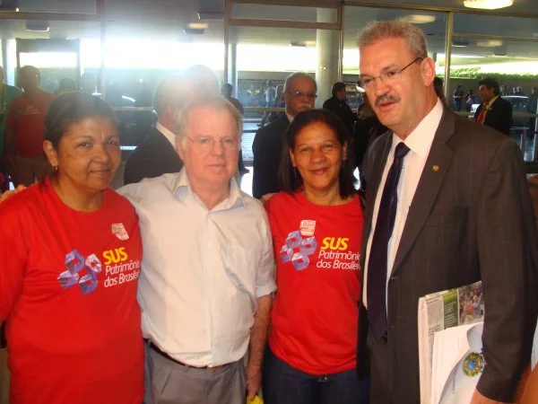 Geraldo participa da mobilização pela regulamentação da EC 29