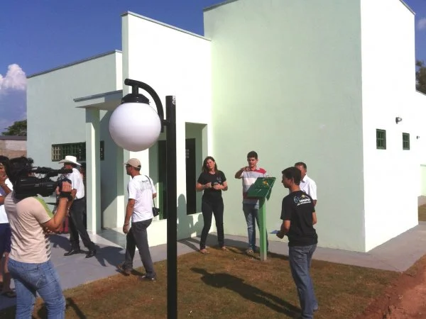 Vista parcial da Unidade Básica de Saúde inaugurada em Camapuã, no aniversário da cidade (Foto: Ronney Minella)