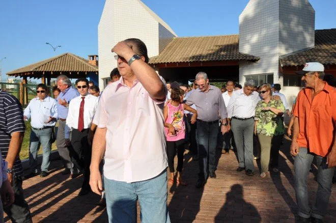 Geraldo prestigia inaugurações em Fátima do Sul