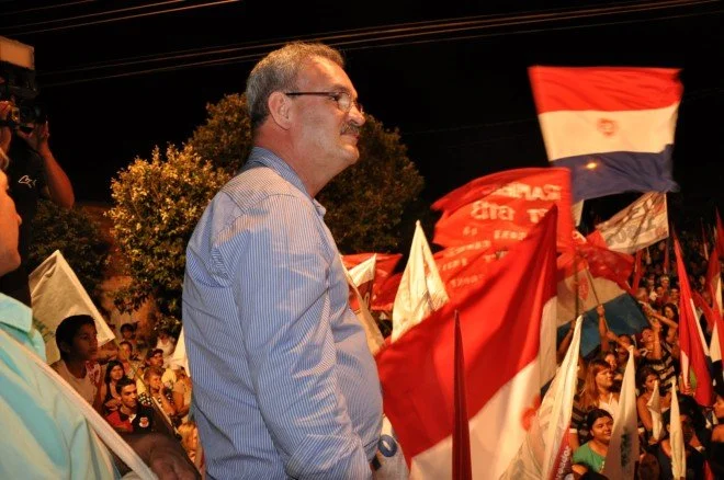 Geraldo participa do comício em Rio Brilhante
