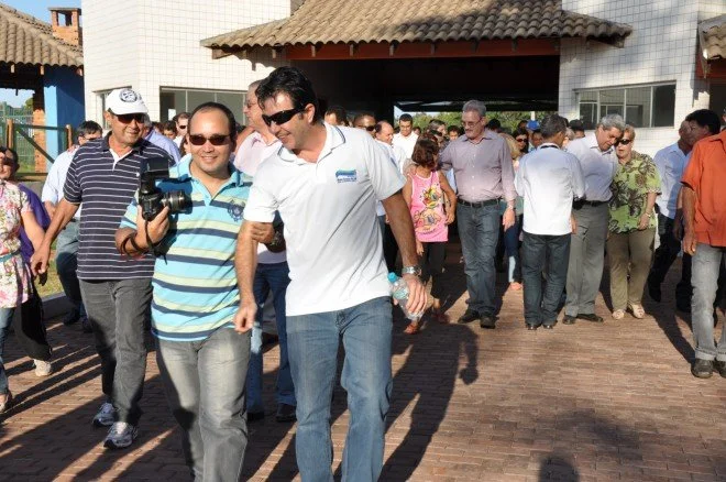 Geraldo prestigia inaugurações em Fátima do Sul
