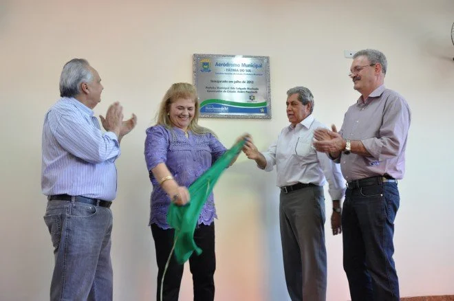 Geraldo prestigia inaugurações em Fátima do Sul