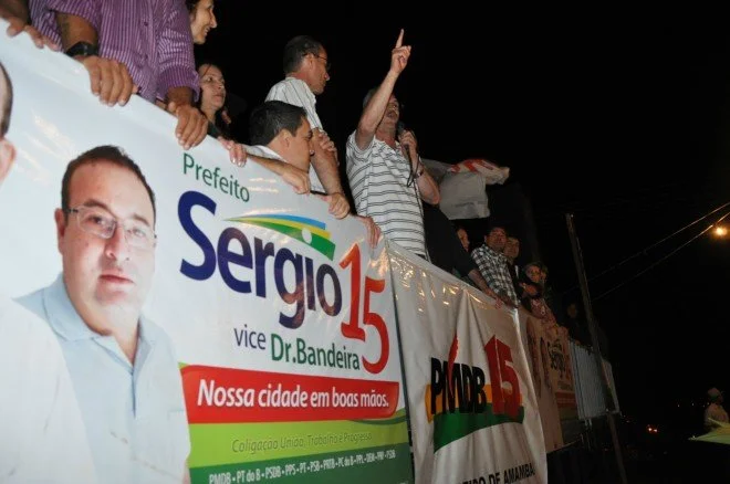 Geraldo participa de campanha de Sérgio Barbosa em Amambaí
