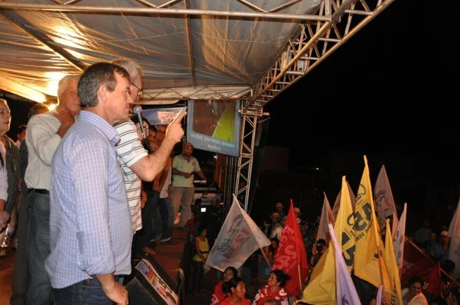 Veja o lançamento da candidatura do prefeito Rudi em Coronel Sapucaia
