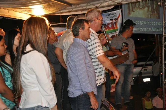 Veja o lançamento da candidatura do prefeito Rudi em Coronel Sapucaia