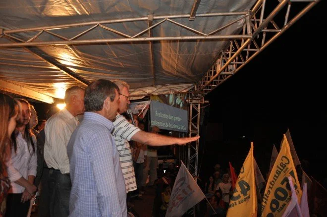 Veja o lançamento da candidatura do prefeito Rudi em Coronel Sapucaia