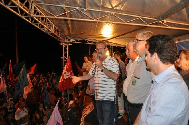 Veja o lançamento da candidatura do prefeito Rudi em Coronel Sapucaia
