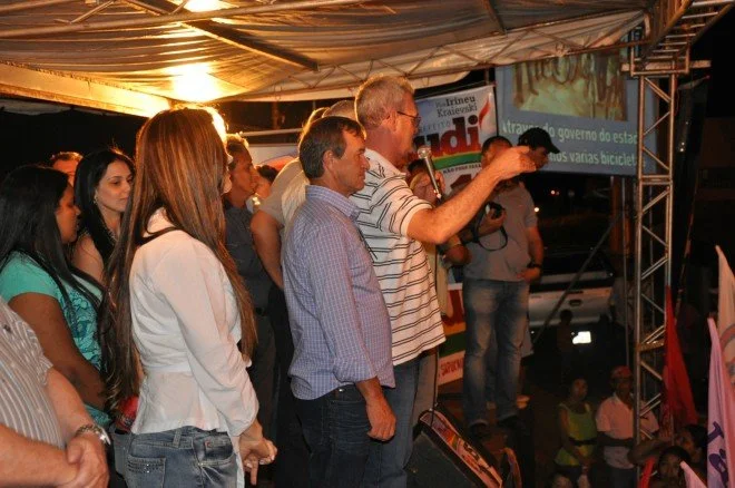 Veja o lançamento da candidatura do prefeito Rudi em Coronel Sapucaia