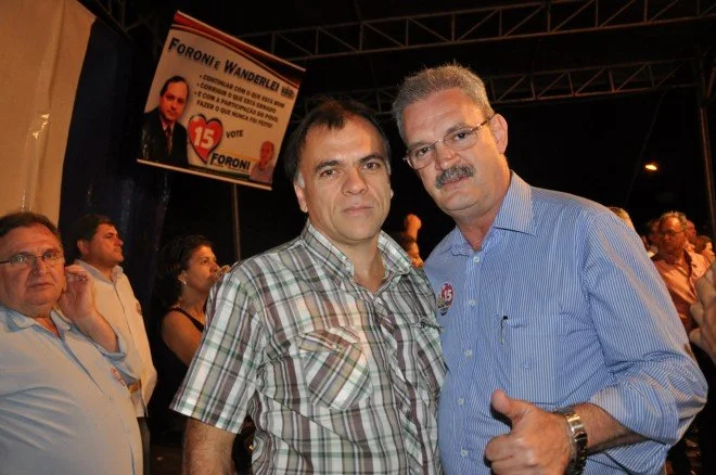 Geraldo participa do comício em Rio Brilhante