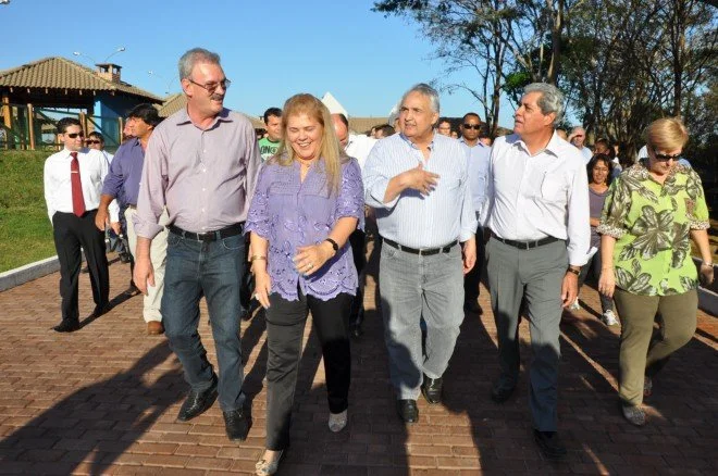 Geraldo prestigia inaugurações em Fátima do Sul