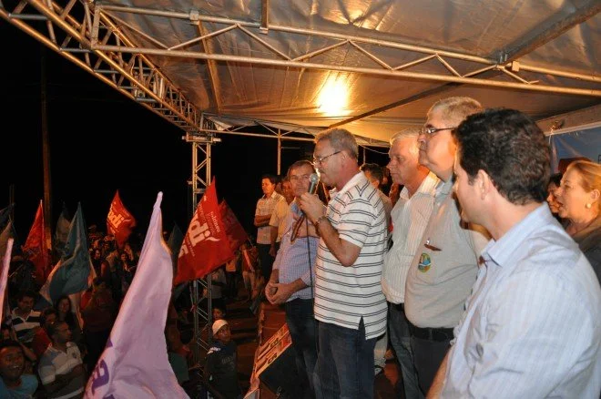 Veja o lançamento da candidatura do prefeito Rudi em Coronel Sapucaia