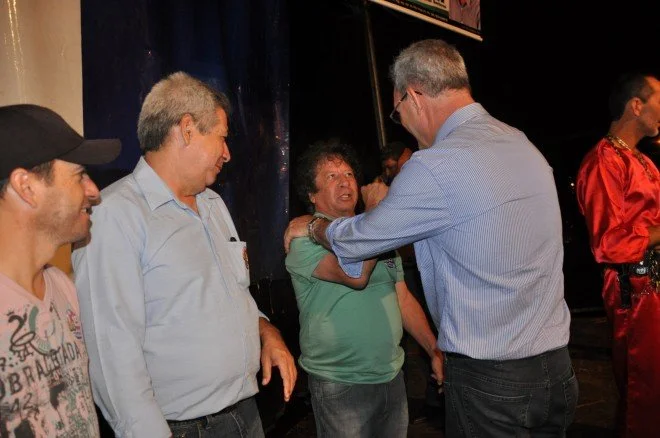 Geraldo participa do comício em Rio Brilhante