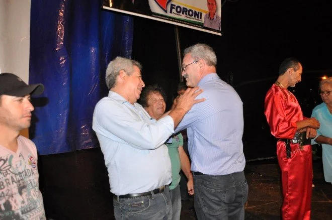 Geraldo participa do comício em Rio Brilhante