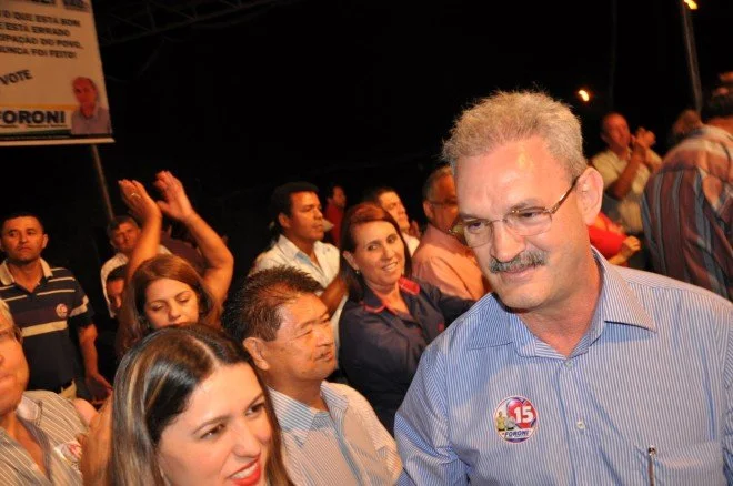 Geraldo participa do comício em Rio Brilhante