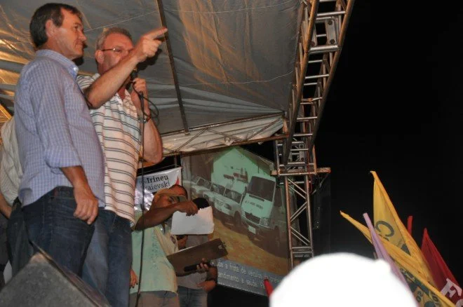 Veja o lançamento da candidatura do prefeito Rudi em Coronel Sapucaia
