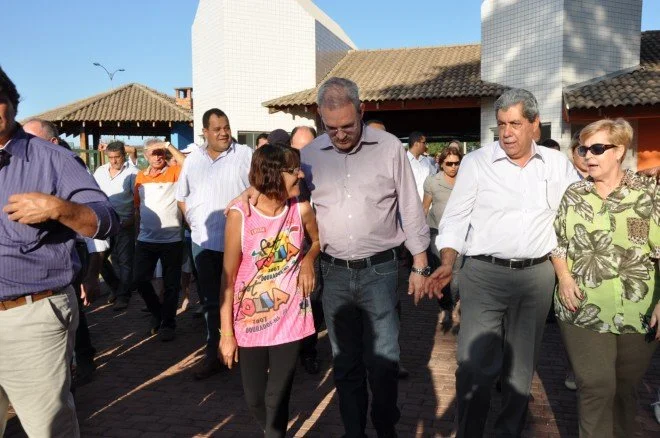 Geraldo prestigia inaugurações em Fátima do Sul