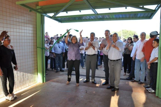 Geraldo prestigia inaugurações em Fátima do Sul