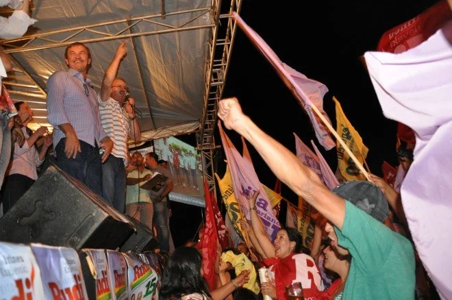 Veja o lançamento da candidatura do prefeito Rudi em Coronel Sapucaia