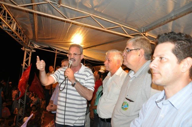 Veja o lançamento da candidatura do prefeito Rudi em Coronel Sapucaia