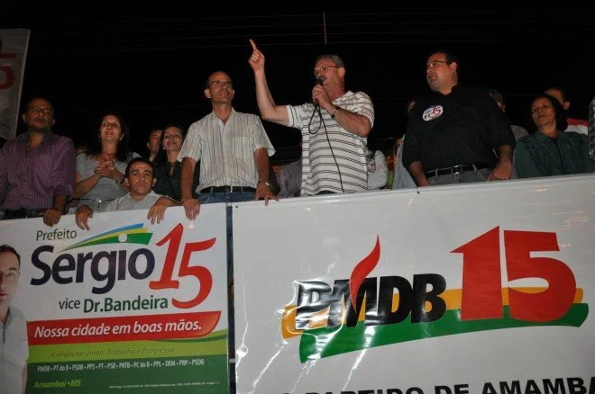 Geraldo participa de campanha de Sérgio Barbosa em Amambaí
