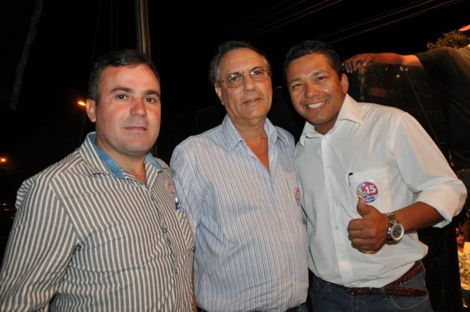 Geraldo participa do comício em Rio Brilhante
