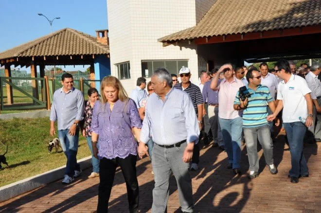 Geraldo prestigia inaugurações em Fátima do Sul