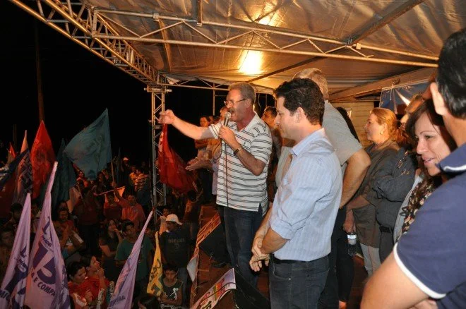 Veja o lançamento da candidatura do prefeito Rudi em Coronel Sapucaia