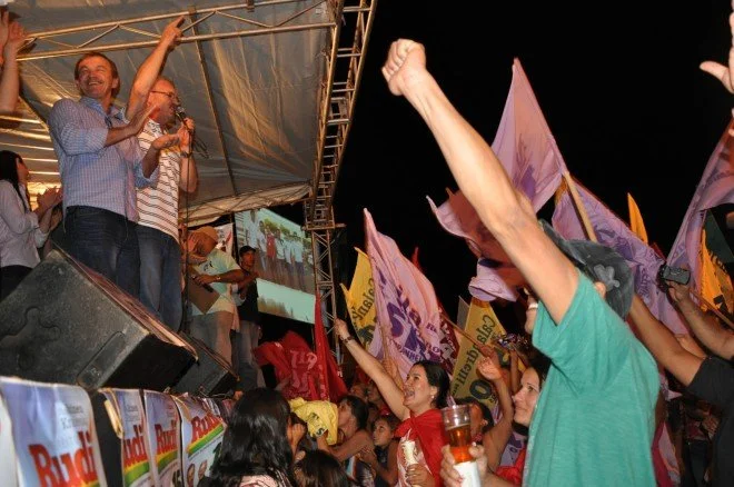 Veja o lançamento da candidatura do prefeito Rudi em Coronel Sapucaia