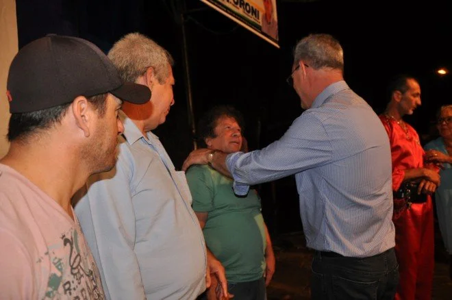 Geraldo participa do comício em Rio Brilhante