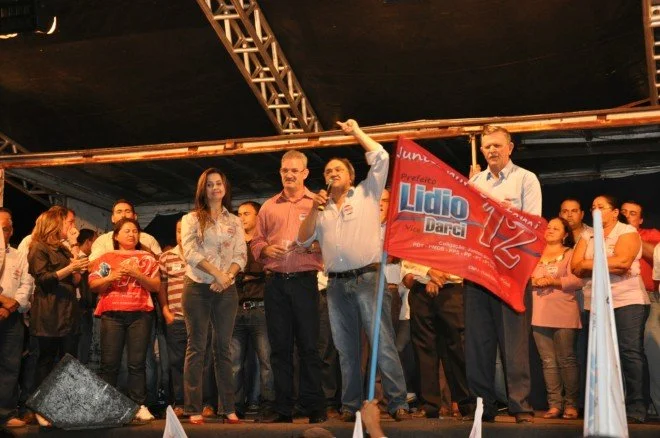 Lançamento da candidatura de Lídio Ledesma a prefeito em Iguatemi