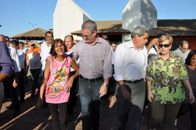Geraldo prestigia inaugurações em Fátima do Sul