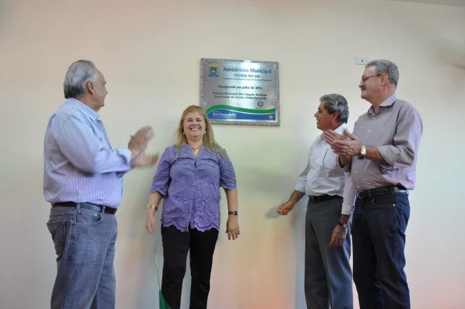 Geraldo prestigia inaugurações em Fátima do Sul