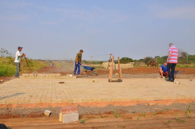 Vistoria nas obras da Praça do Parque Rego D'Água