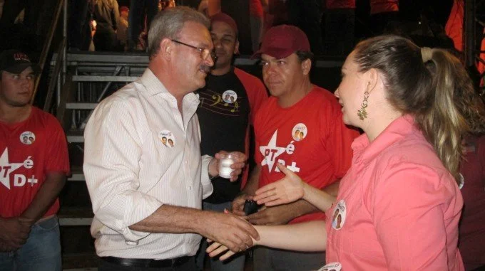 Geraldo participa de comício em Nova Alvorada do Sul