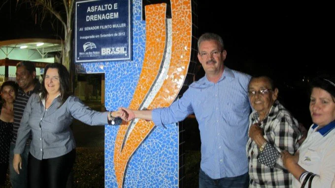 Inauguração Asfalto em Ribas do Rio Pardo