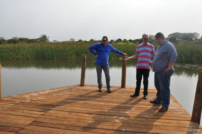 Vistoria nas obras da Praça do Parque Rego D'Água