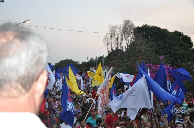 Geraldo participa de caminhada e comício em Douradina