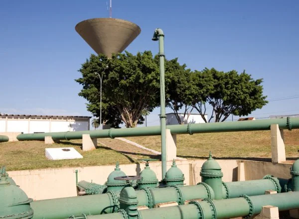 Sistema de captação e ligação de água
