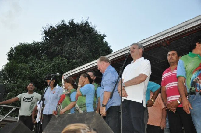 Geraldo participa de caminhada e comício em Douradina
