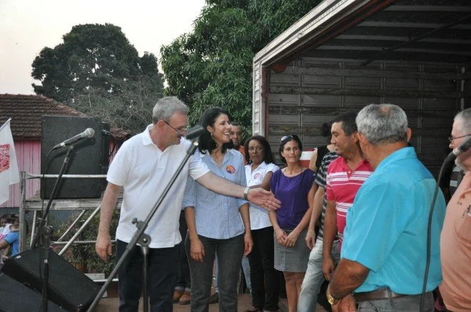 Geraldo participa de caminhada e comício em Douradina