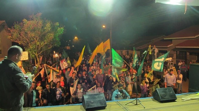 Geraldo participa de comício em Chapadão do Sul