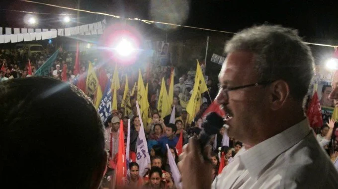 Veja aqui as fotos do comício de Rudi Paetzold em Coronel Sapucaia